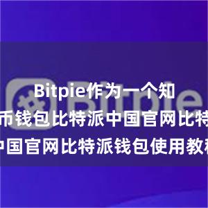 Bitpie作为一个知名的加密货币钱包比特派中国官网比特派钱包使用教程