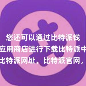 您还可以通过比特派钱包在各个应用商店进行下载比特派中国官网比特派网址，比特派官网，比特派钱包，比特派下载